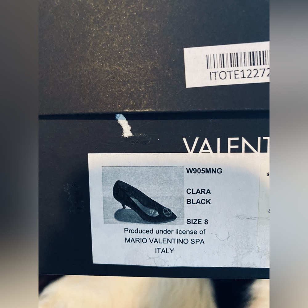 Brand NEW beautiful black Valentino heels. Size 8 purchased from Saks Fifth Ave - Picture 12 of 13